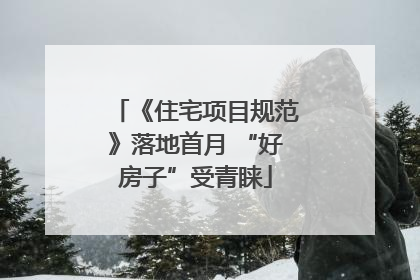 《住宅项目规范》落地首月 “好房子”受青睐