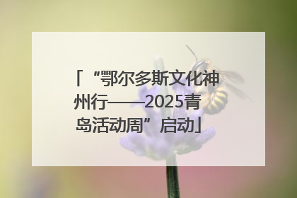 “鄂尔多斯文化神州行——2025青岛活动周”启动