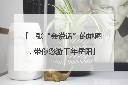 一张“会说话”的地图，带你悠游千年岳阳