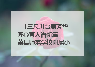 三尺讲台展芳华 匠心育人谱新篇——萧县师范学校附属小学第十三届班主任基本功大赛圆满举办