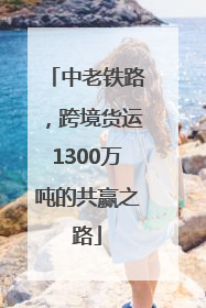 中老铁路，跨境货运1300万吨的共赢之路