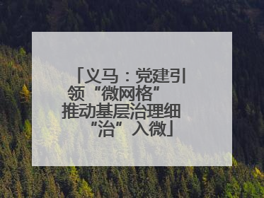 义马：党建引领“微网格” 推动基层治理细“治”入微