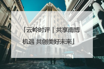 云岭时评｜共享南博机遇 共创美好未来
