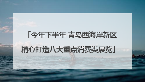 今年下半年 青岛西海岸新区精心打造八大重点消费类展览