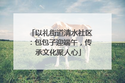 以礼街道清水社区：包包子迎端午，传承文化聚人心