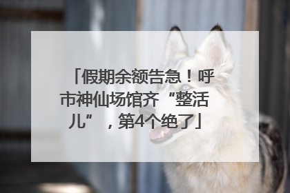 假期余额告急！呼市神仙场馆齐“整活儿”，第4个绝了