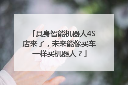 具身智能机器人4S店来了，未来能像买车一样买机器人？