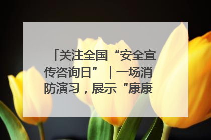 关注全国“安全宣传咨询日”｜一场消防演习，展示“康康”应急实力