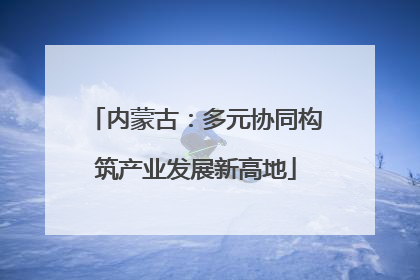 内蒙古：多元协同构筑产业发展新高地