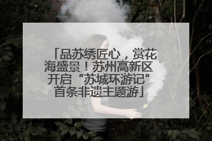 品苏绣匠心，赏花海盛景！苏州高新区开启“苏城环游记”首条非遗主题游