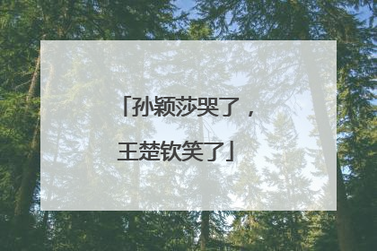 孙颖莎哭了，王楚钦笑了