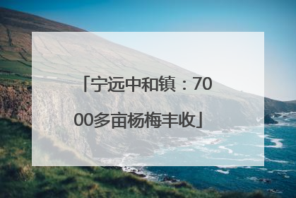 宁远中和镇：7000多亩杨梅丰收