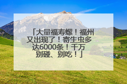 大量福寿螺！福州又出现了！寄生虫多达6000条！千万别碰、别吃！