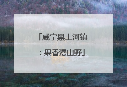 威宁黑土河镇：果香漫山野
