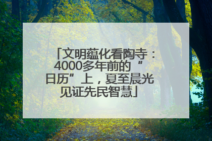 文明蕴化看陶寺：4000多年前的“日历”上，夏至晨光见证先民智慧