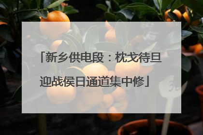 新乡供电段：枕戈待旦迎战侯日通道集中修
