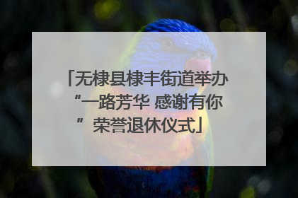 无棣县棣丰街道举办“一路芳华 感谢有你”荣誉退休仪式