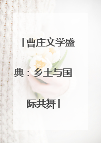 曹庄文学盛典：乡土与国际共舞