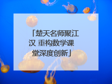 楚天名师聚江汉 重构数学课堂深度创新