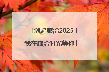 潮起廊洽2025丨我在廊洽时光等你