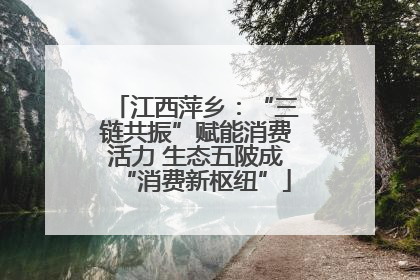 江西萍乡：“三链共振”赋能消费活力 生态五陂成“消费新枢纽”