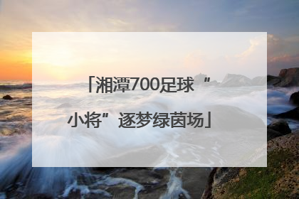 湘潭700足球“小将”逐梦绿茵场
