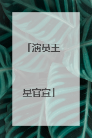 演员王星官宣