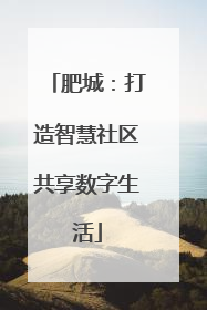 肥城：打造智慧社区共享数字生活