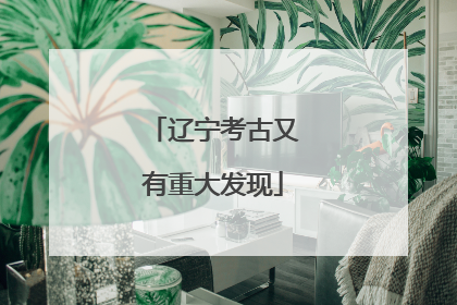 辽宁考古又有重大发现