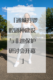 通城打锣腔剧种建设与非遗保护研讨会开幕