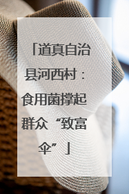 道真自治县河西村：食用菌撑起群众“致富伞”