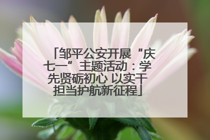 邹平公安开展“庆七一”主题活动：学先贤砺初心 以实干担当护航新征程