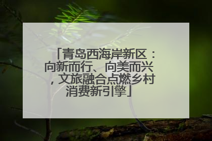 青岛西海岸新区：向新而行、向美而兴，文旅融合点燃乡村消费新引擎