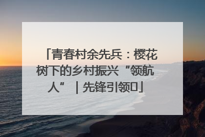 青春村余先兵：樱花树下的乡村振兴“领航人”｜先锋引领⑪