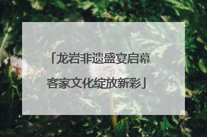龙岩非遗盛宴启幕 客家文化绽放新彩