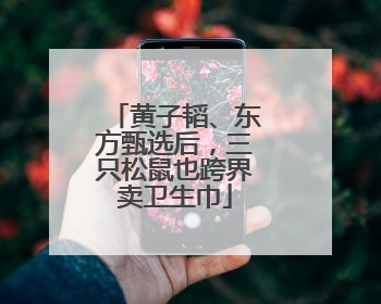 黄子韬、东方甄选后，三只松鼠也跨界卖卫生巾