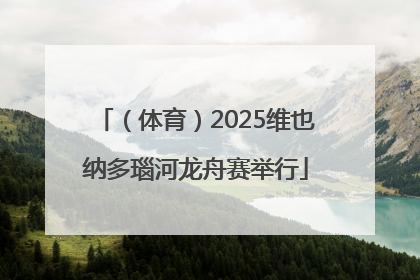 （体育）2025维也纳多瑙河龙舟赛举行