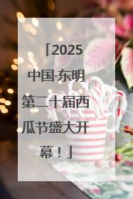 2025中国·东明第二十届西瓜节盛大开幕！