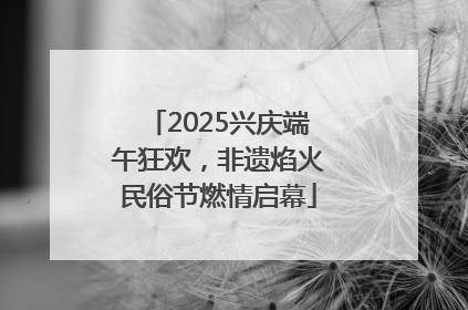 2025兴庆端午狂欢，非遗焰火民俗节燃情启幕