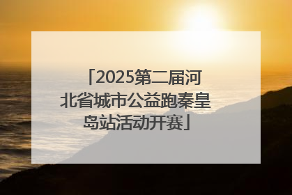 2025第二届河北省城市公益跑秦皇岛站活动开赛